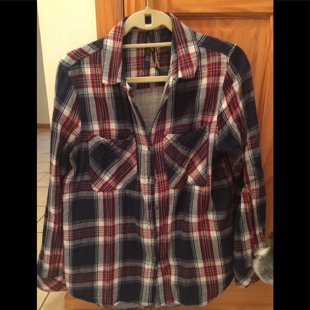 Seven7 flannel shirt women’s